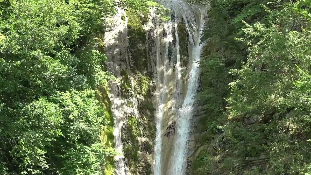 Sinop'un saklı hazinesi Tatlıca Şelaleleri Tabiat Parkı turistlerin gözdesi oldu
