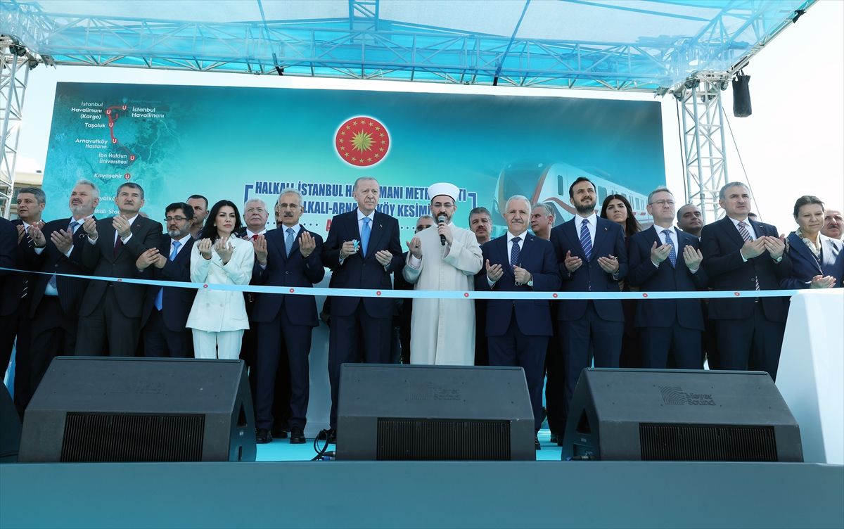 Cumhurbaşkanı Erdoğan, Halkalı-İstanbul Havalimanı Metro Hattı Açılış Töreni'nde konuştu Açıklaması