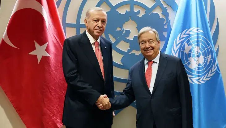 Cumhurbaşkanı Erdoğan, BM Genel Sekreteri Guterres ile görüştü