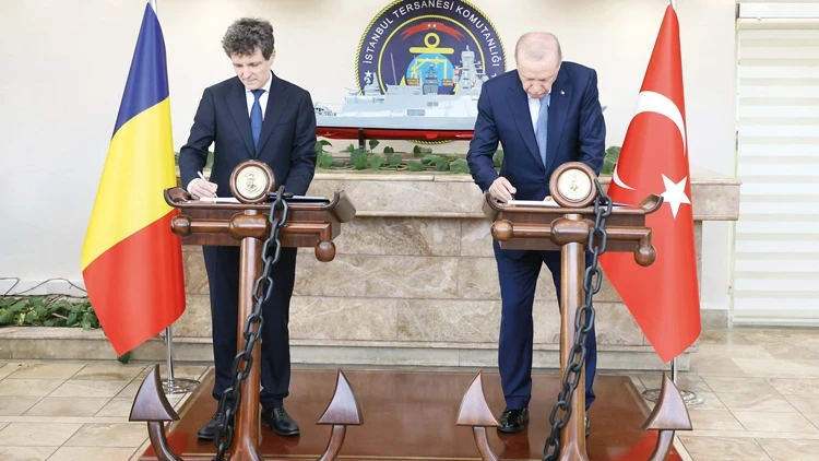 Erdoğan Romanya’ya gemi teslim töreninde konuştu: Sahada olmayan mönüde olur