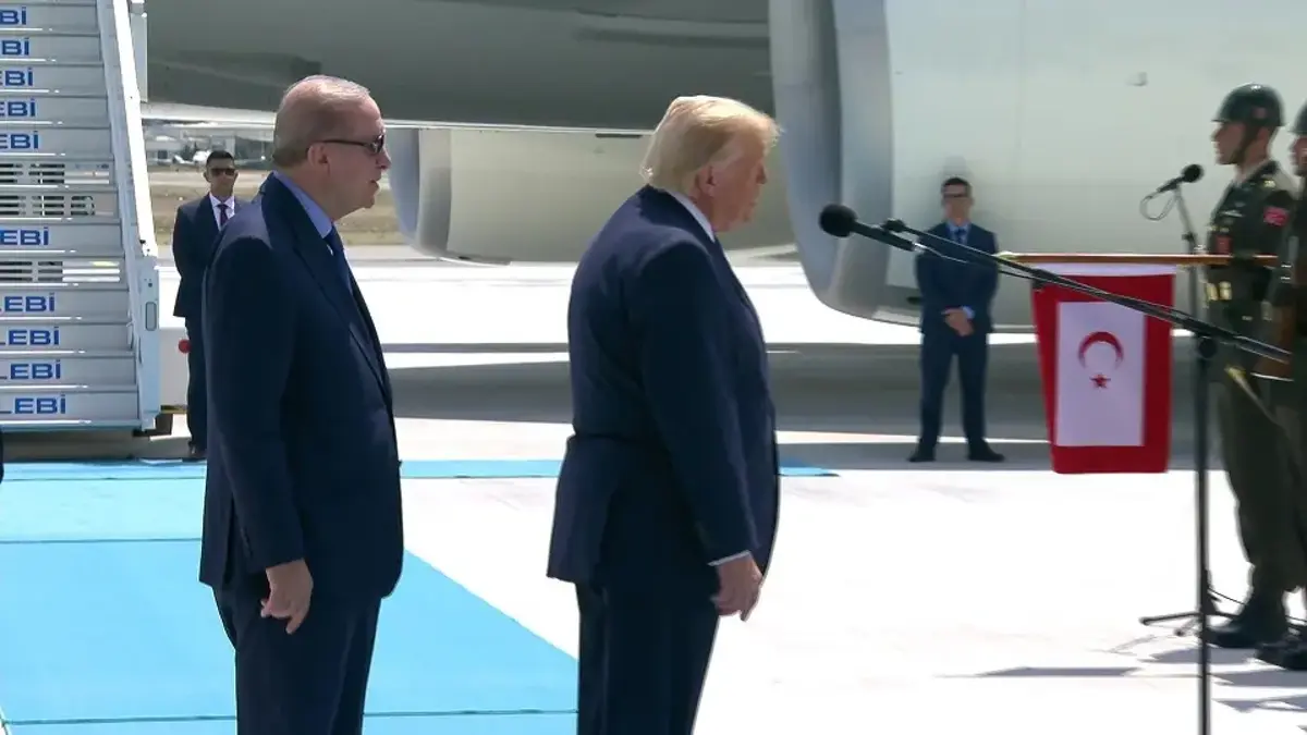 Trump'tan Beştepe'de Türkçe selam: "Merhaba asker"