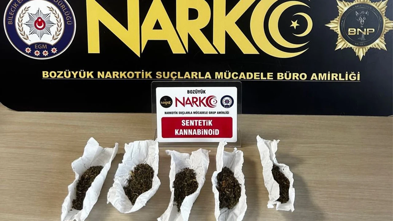Bilecik’te ‘Uyuşturucu veya uyarıcı madde imal ve ticareti’ suçundan 1 kişi yakalandı