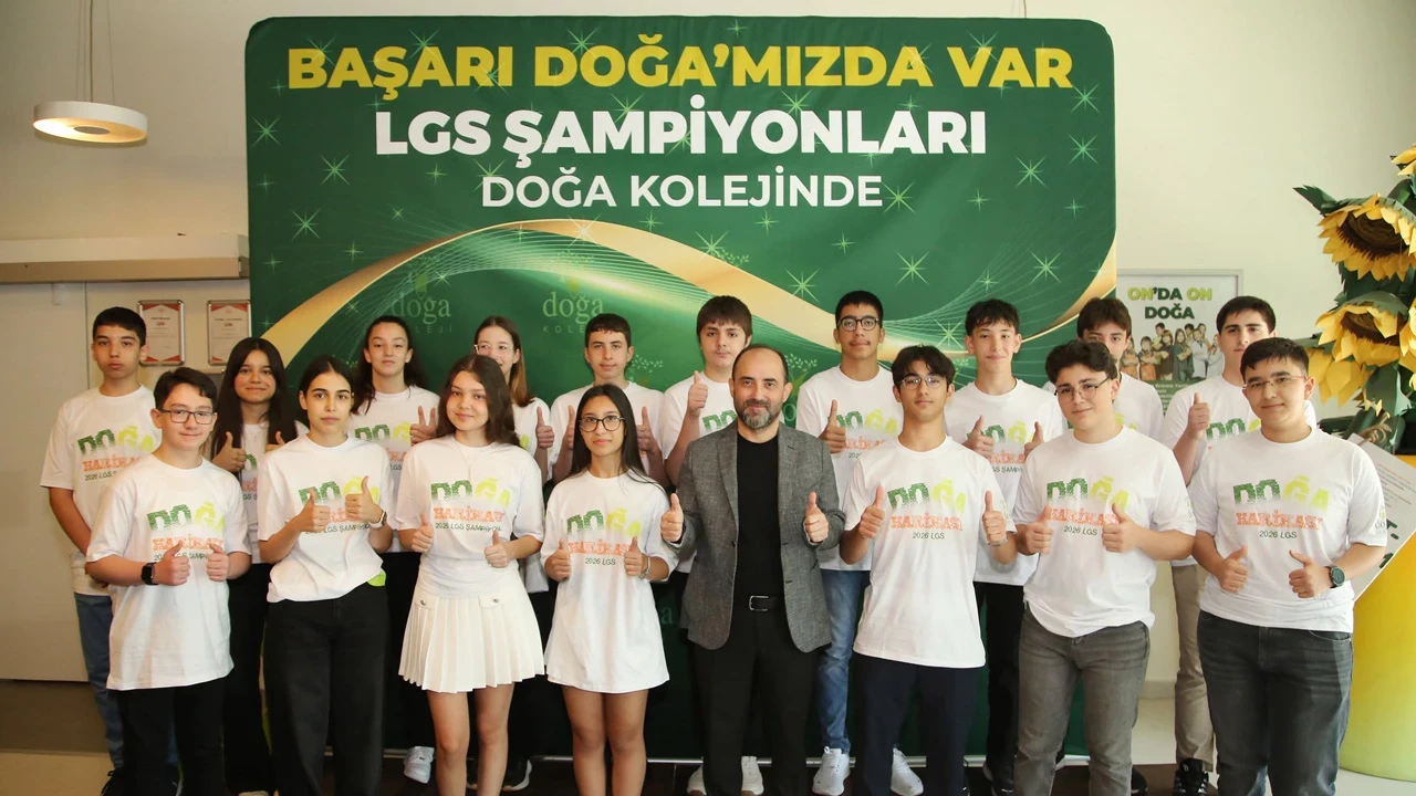 Doğa Koleji, LGS 2026 Türkiye birincilerini ve derece yapan öğrencilerini onurlandırdı