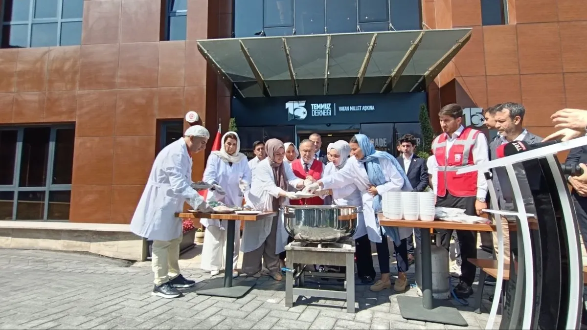 15 Temmuz’un 10’uncu yılında anlamlı vefa: 81 ilden gelen emanetler aynı kazanda kaynadı