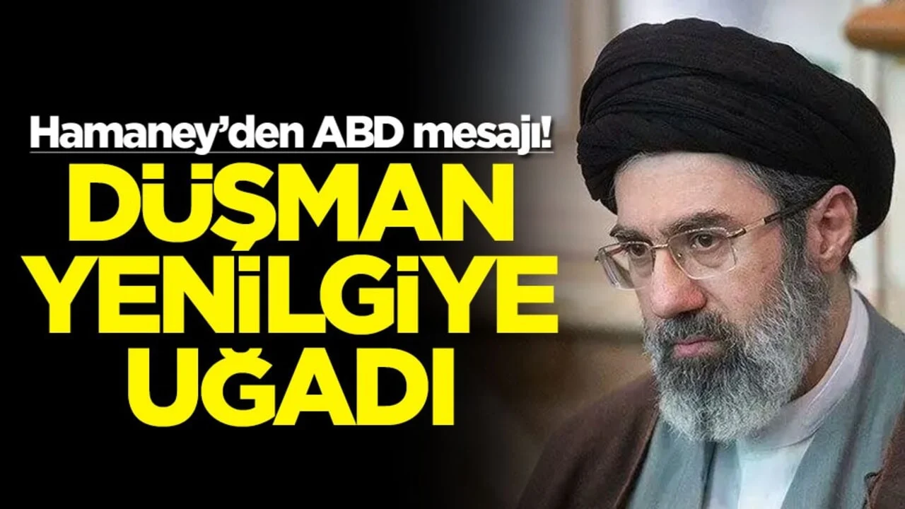 Hamaney’den ABD mesajı! Düşman yenilgiye uğradı