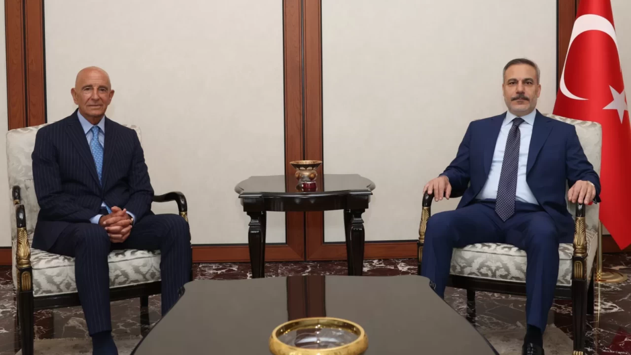 Bakan Fidan, ABD Büyükelçisi Tom Barrack’ı kabul etti