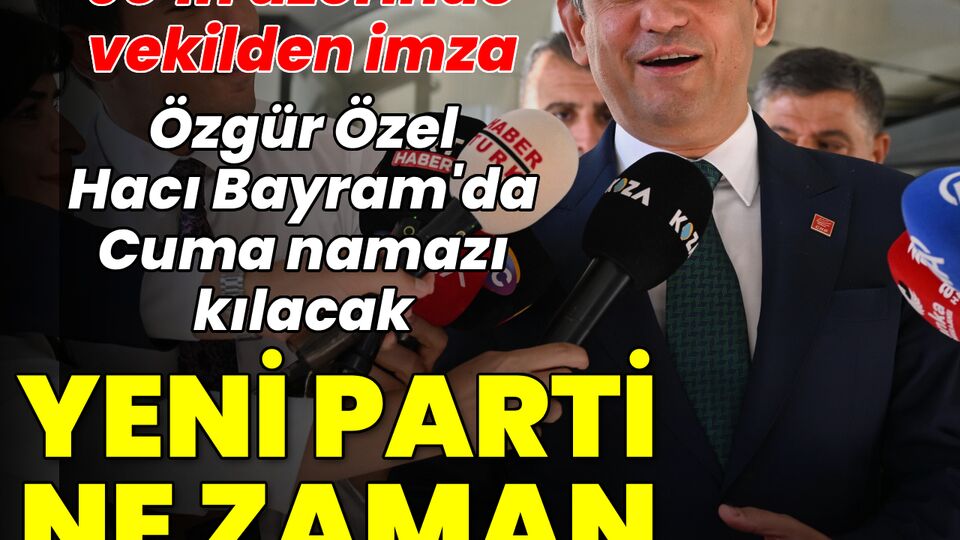 Yeni partide son gelişmeler! İmzalar toplanıyor... Yeni parti ne zaman kurulacak