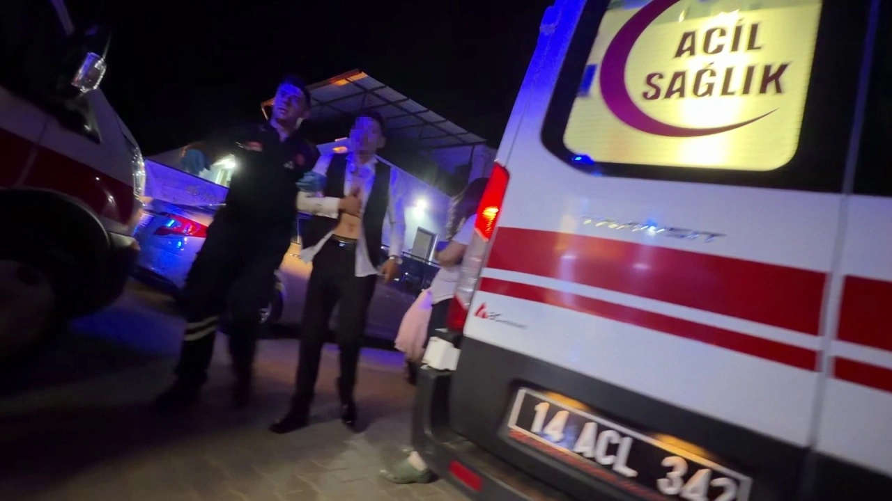 Düğün karakolda bitti: Gelin ve damat tarafı birbirine girdi! Damat da yaralandı