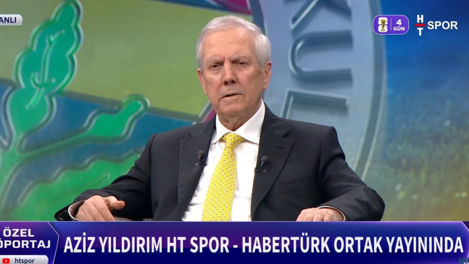 Aziz Yıldırım, HT Spor - Habertürk ortak yayınında soruları yanıtladı: Tek çare şampiyon yapmak!