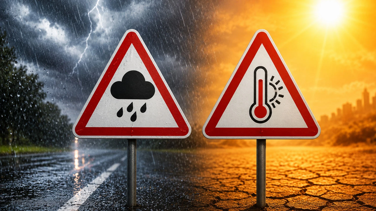 Meteoroloji'den hem yağmur hem yüksek sıcaklık uyarısı