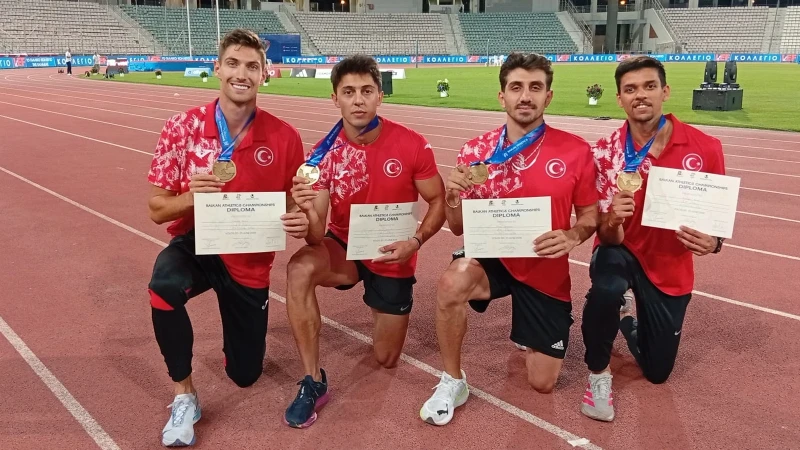 Milli atletler Balkanlar'da rakip tanımadı: Takım halinde şampiyon oldu