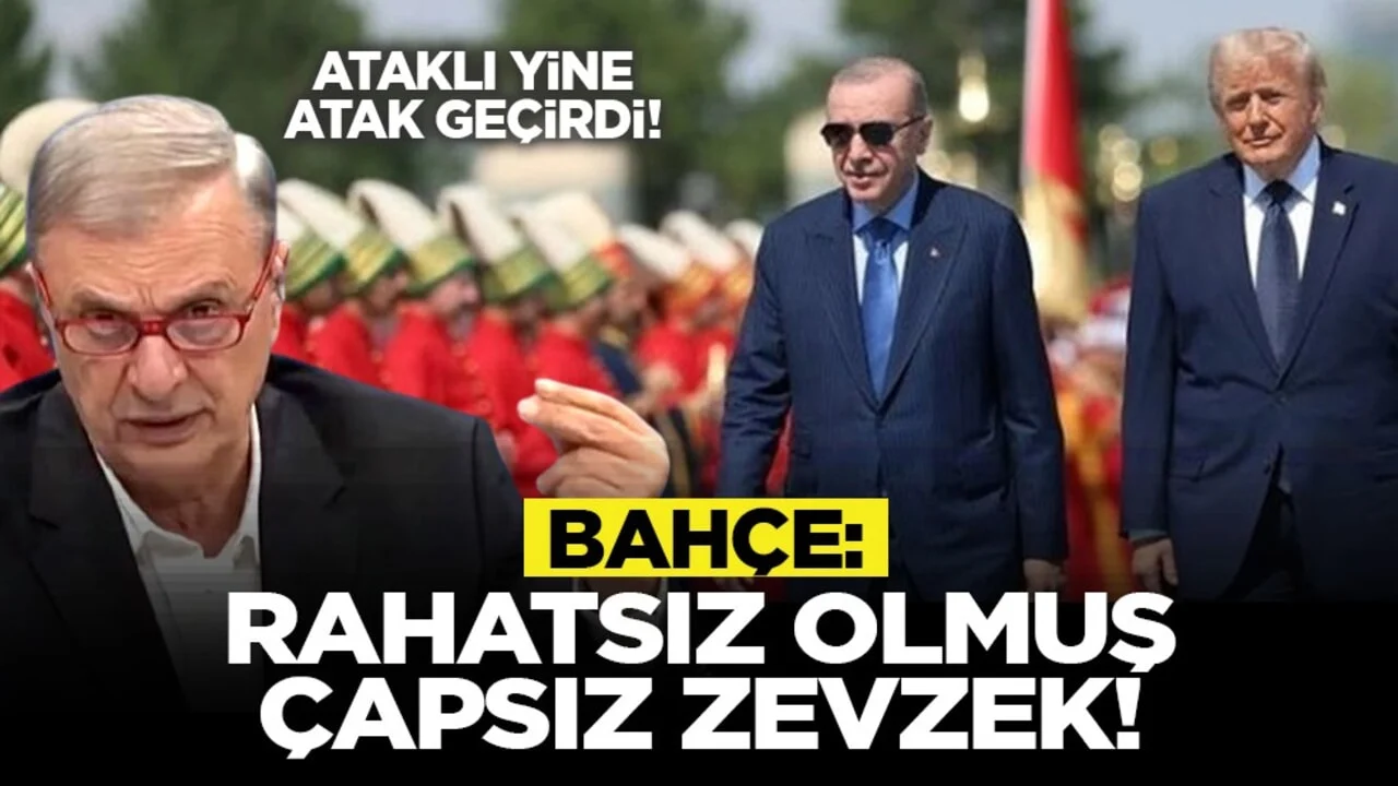 Ataklı yine atak geçirdi! Bahçe: Rahatsız olmuş çapsız zevzek!