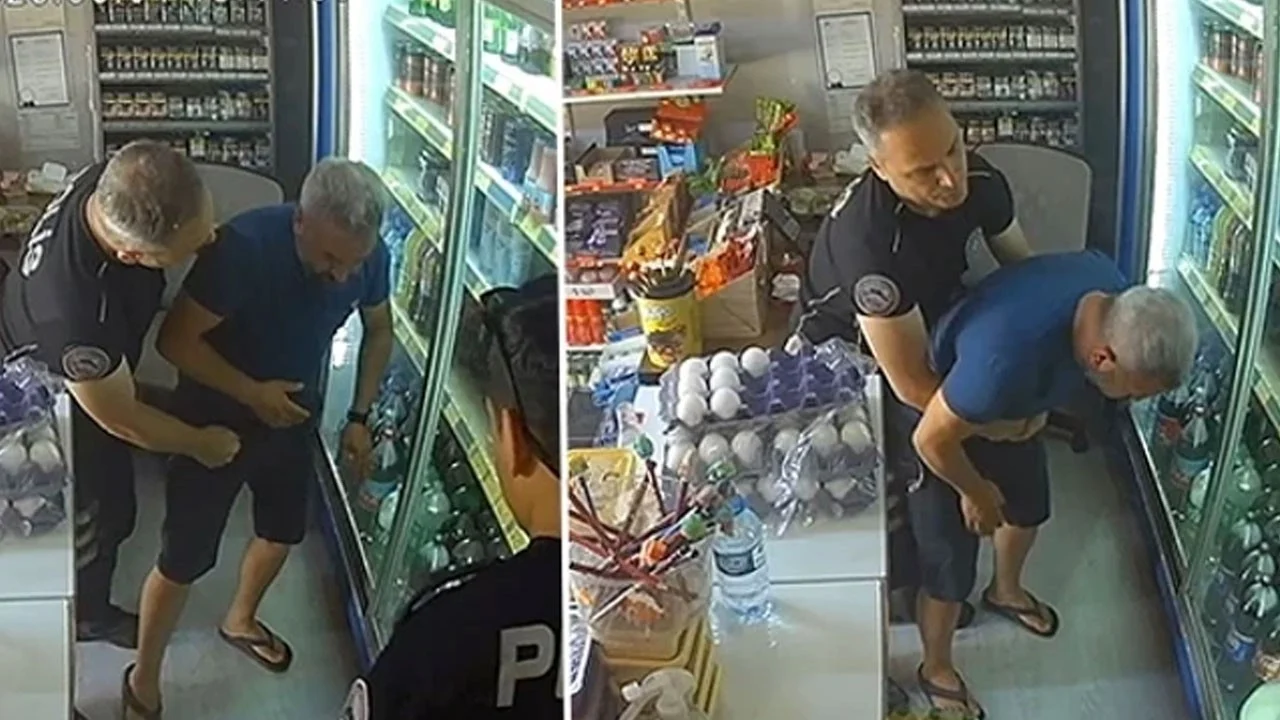 Boğazına kaçan şeker kabusu oldu! Polis memurundan hayati müdahale