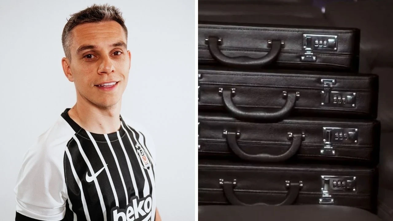 Leandro Trossard, 20 bin taraftarın önünde Beşiktaşlı oldu: Transfer videosunda 3 kıta ve 4 çanta detayı