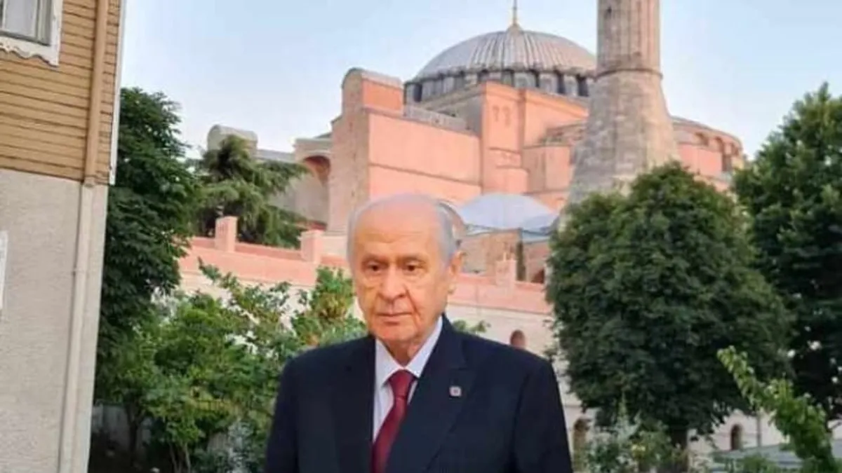 MHP lideri Devlet Bahçeli’den Ayasofya mesajı