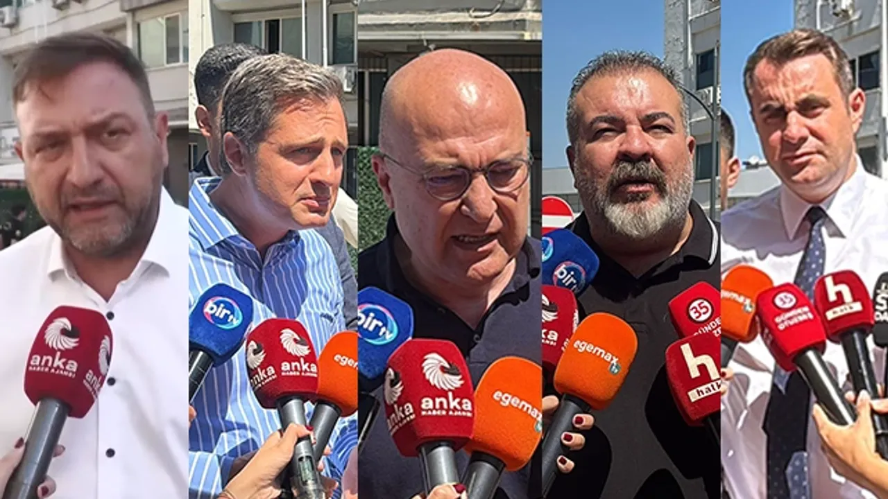 Emniyet önünde iki ayrı ''CHP''