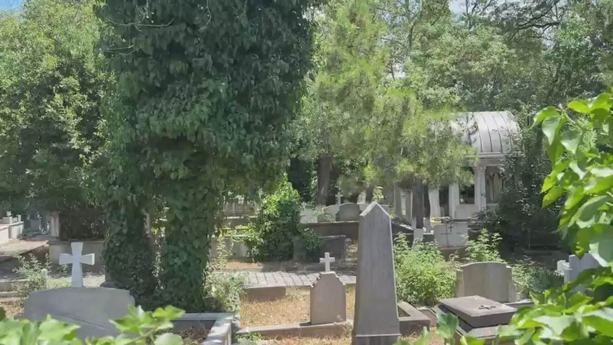 Ermeni mezarlığını tahrip eden şüpheli yakalandı