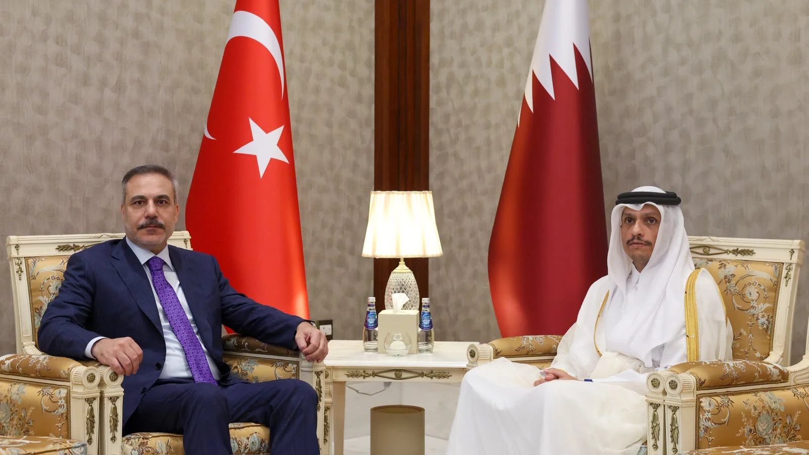 Dışişleri Bakanı Fidan, Katarlı mevkidaşı ile bir araya geldi