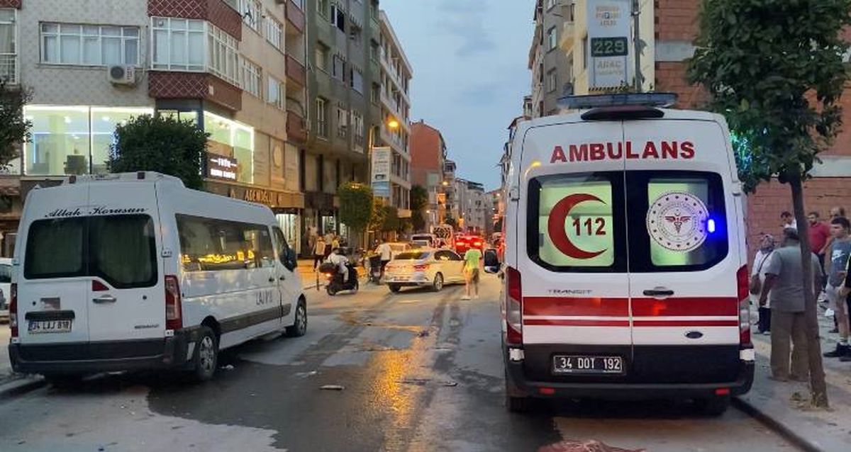 Güngören'de servis minibüsünün çarptığı yaya öldü