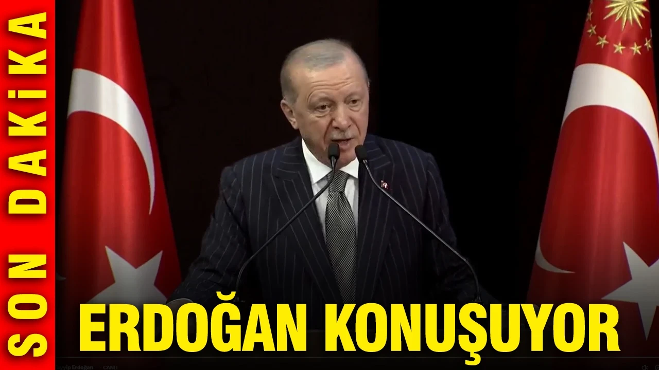 Cumhurbaşkanı Erdoğan konuşuyor