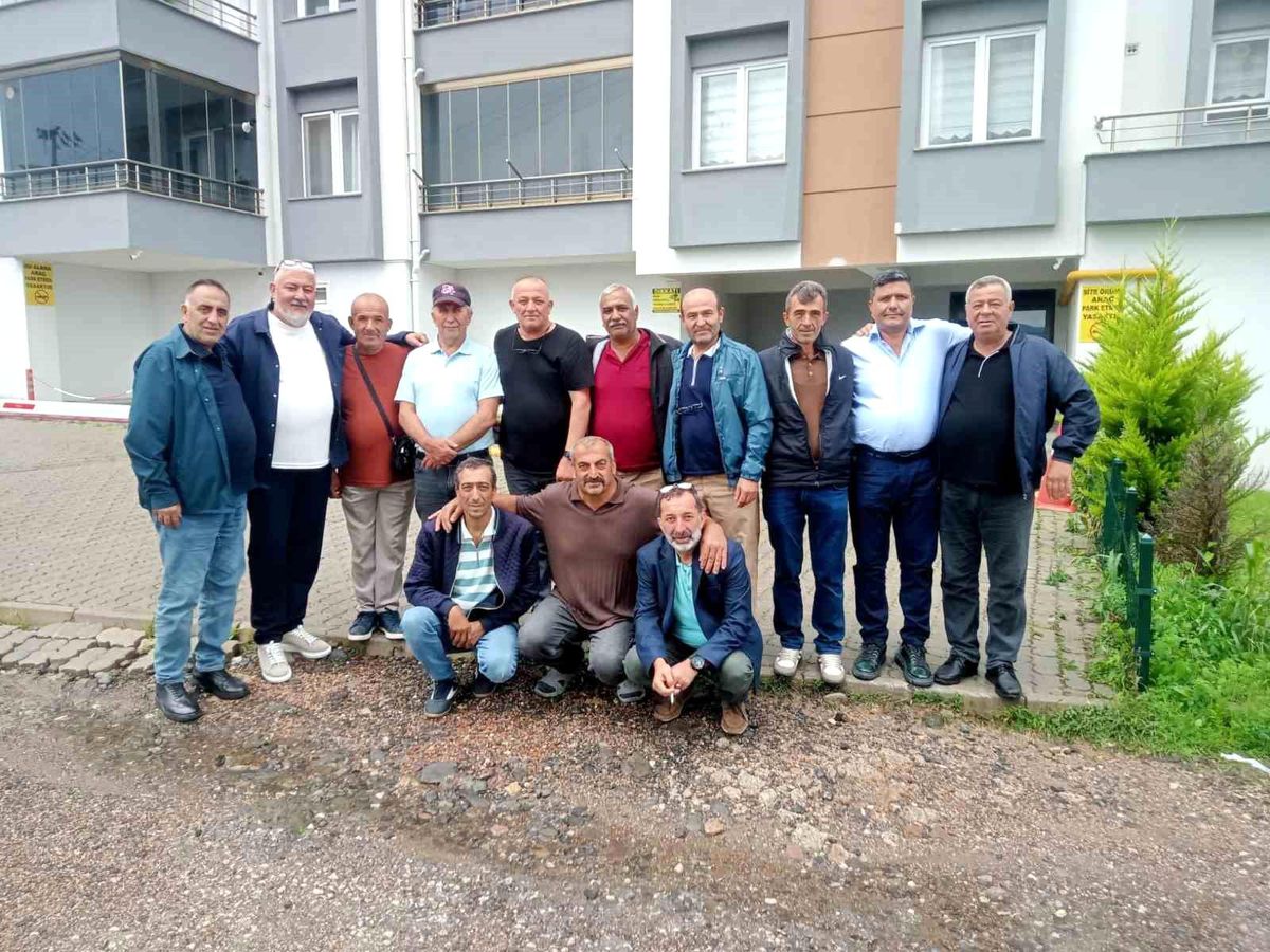 35 yıllık asker arkadaşları Fatsa'da yeniden buluştu