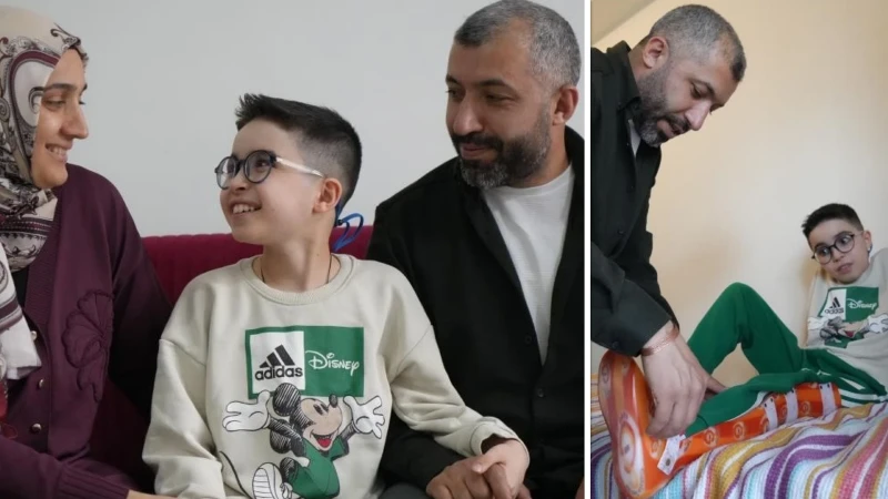 Anne ve babasından Ahmet Sami için çağrı: DMD ile mücadele ediyor
