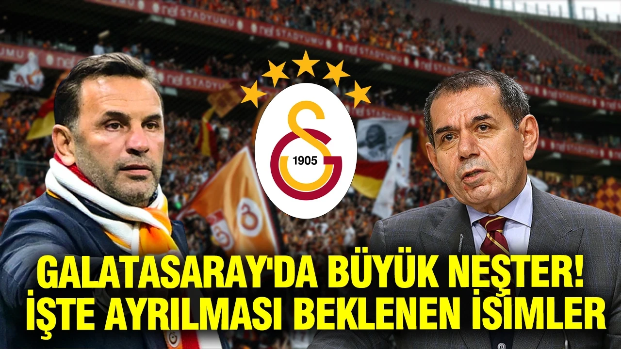 Galatasaray'da ayrılık listesi netleşiyor: işte takımdan ayrılması beklenen isimler