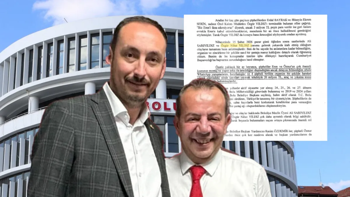 Bolu Belediyesi'ne yeni dalga! Tanju Özcan'ın 'sır küpünü' aldılar | 50 milyon TL'lik şantaj pazarlığında...