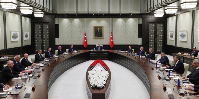 Kabine bugün Beştepe'de toplanıyor