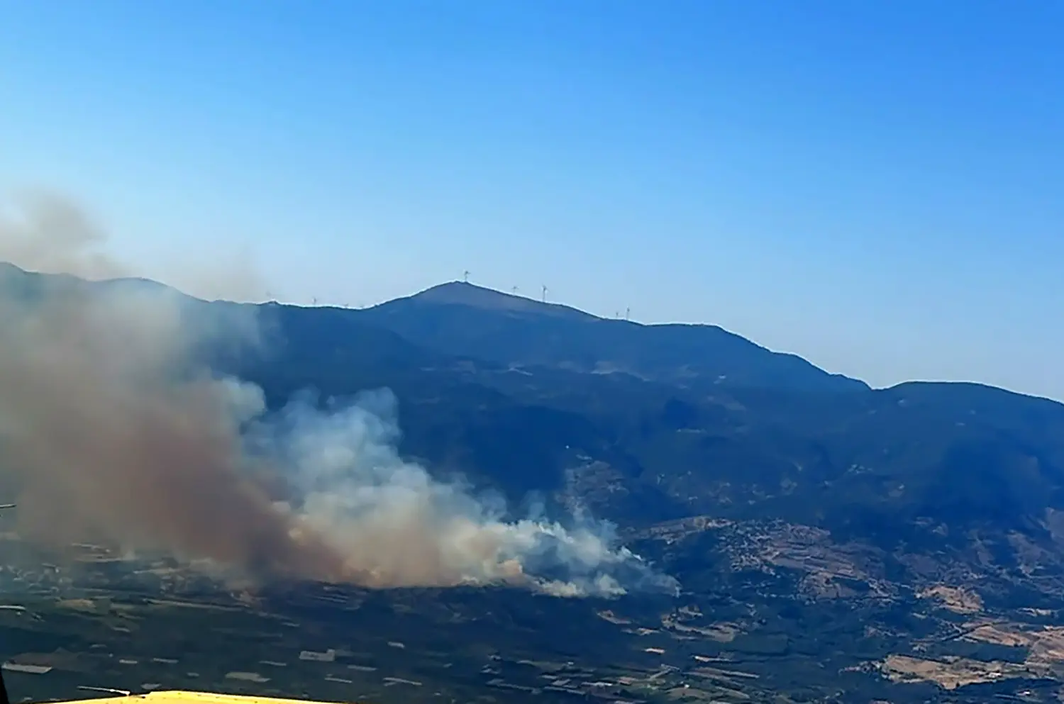 Tarım arazisinde başlayıp makiliğe sıçradı! İzmir'de korkutan yangın