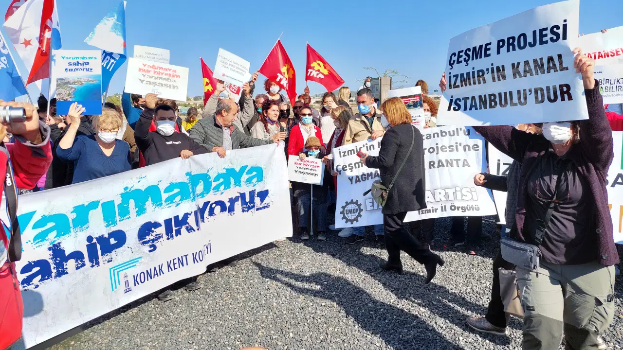 Çeşme Turizm Projesi’ne tepki: Yarımada’da talanın, yağmanın tam karşısındayız