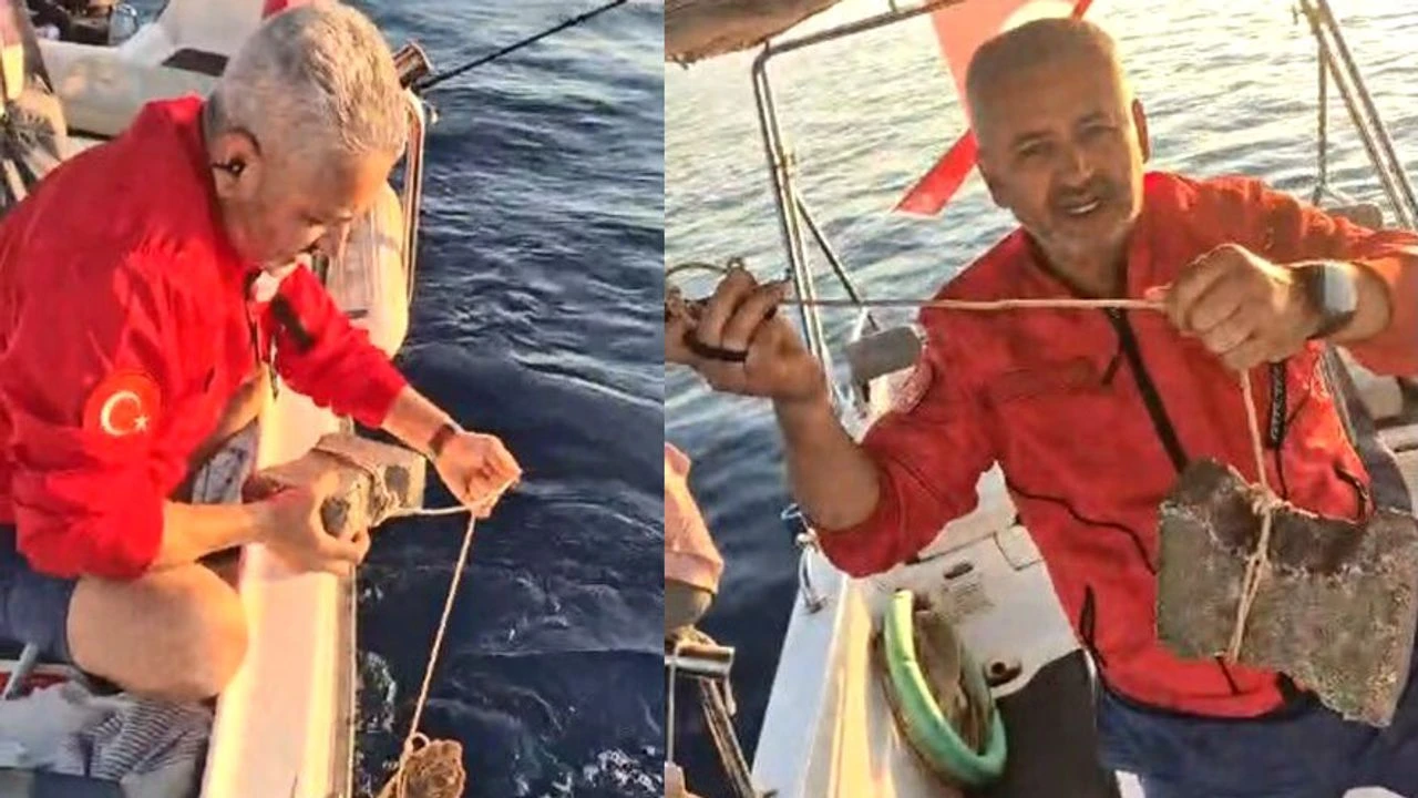 Vicdansızlar! Ayağına taş bağlayıp denize attılar