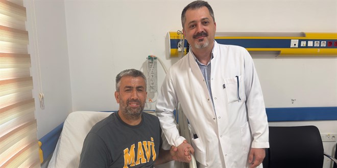 Ekmeğini kazandığı hastane hayatını kurtardı