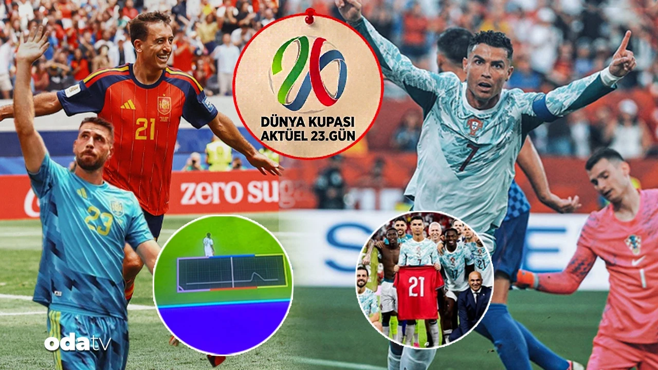 Dünya Kupası'nda nefes kesen gece: Ronaldo 'bismillah' diyerek attı... Hırvatistan'ın golüne çip engeli