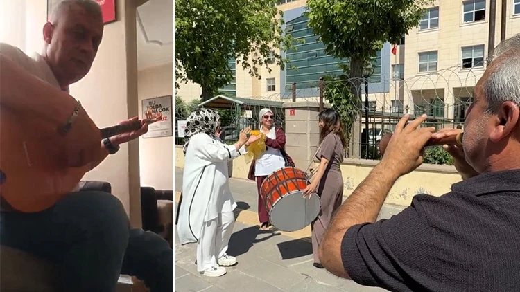 Türkiye böyle boşanma görmedi! Davul zurnalı kutlamaya bağlama cevap
