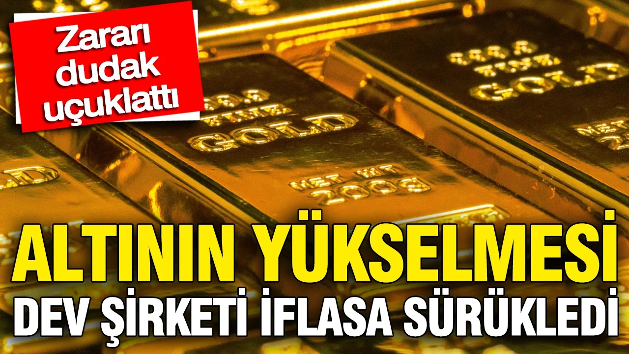 Altını yükseldi ABD'li dev şirket iflas etti: Zararı dudak uçuklattı