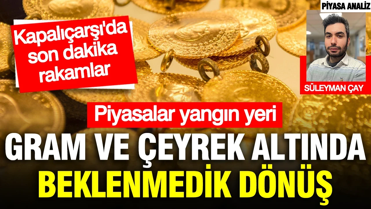 Altın fiyatları bugün ne kadar? Gram altın ve çeyrek altın kaç TL oldu? (10 Temmuz 2026)