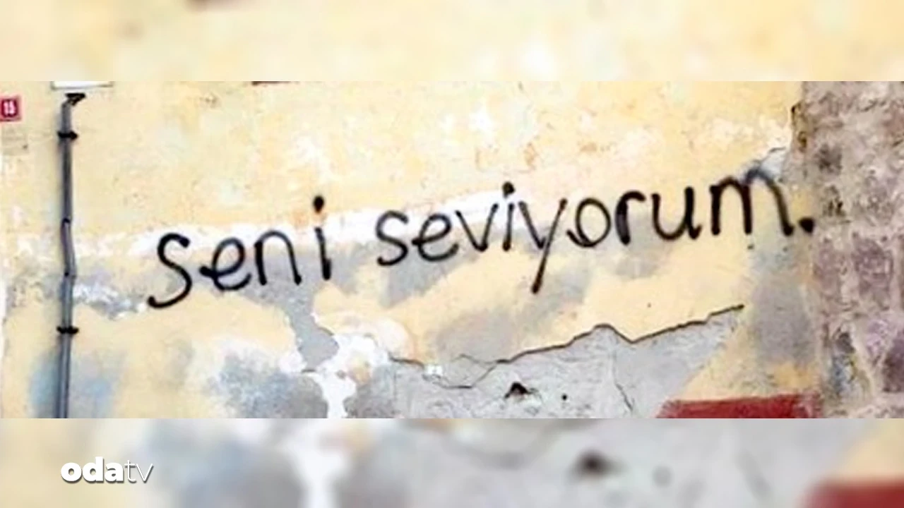 Duvara 'seni seviyorum' yazdı, bedeli hapis oldu