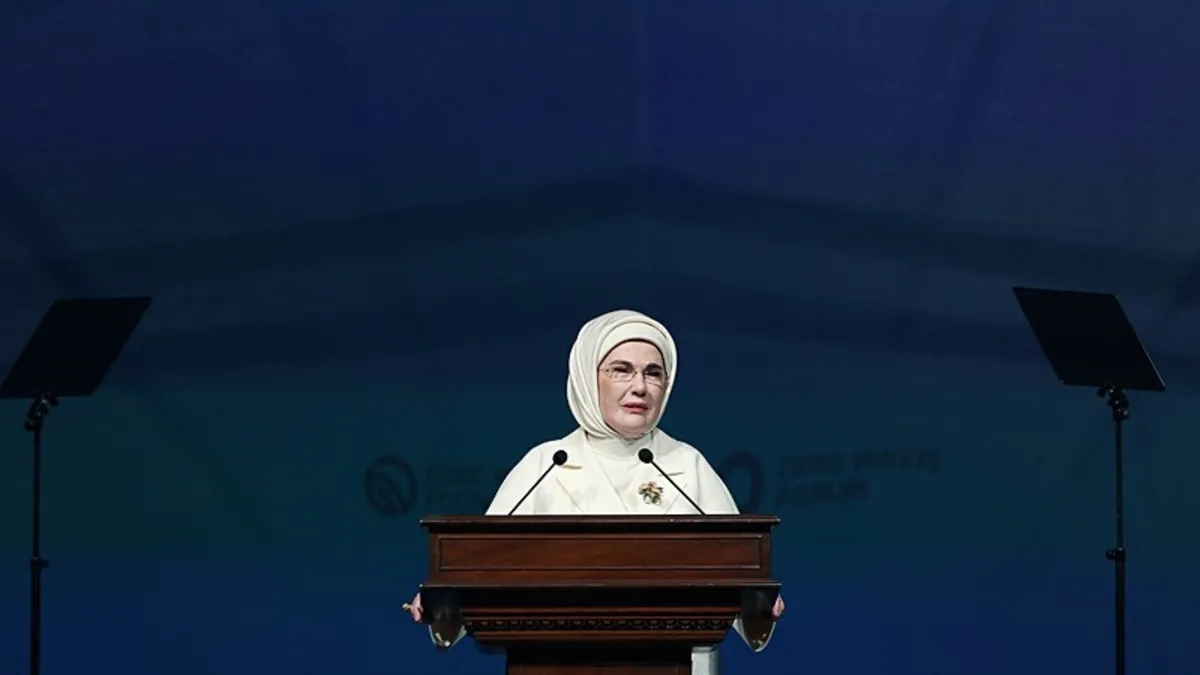 Emine Erdoğan’dan küresel çağrı: Sıfır atık iklim eylemidir