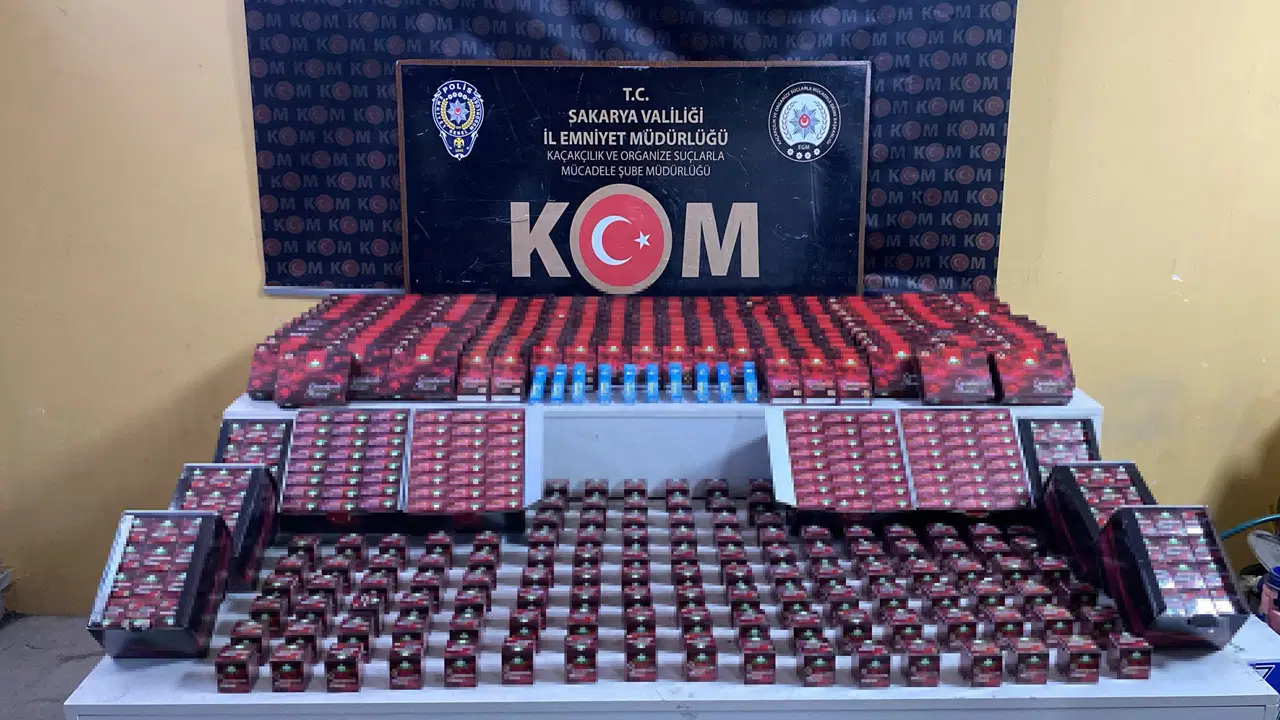Sakarya'da 'kaçakçılık' operasyonları: 3 gözaltı