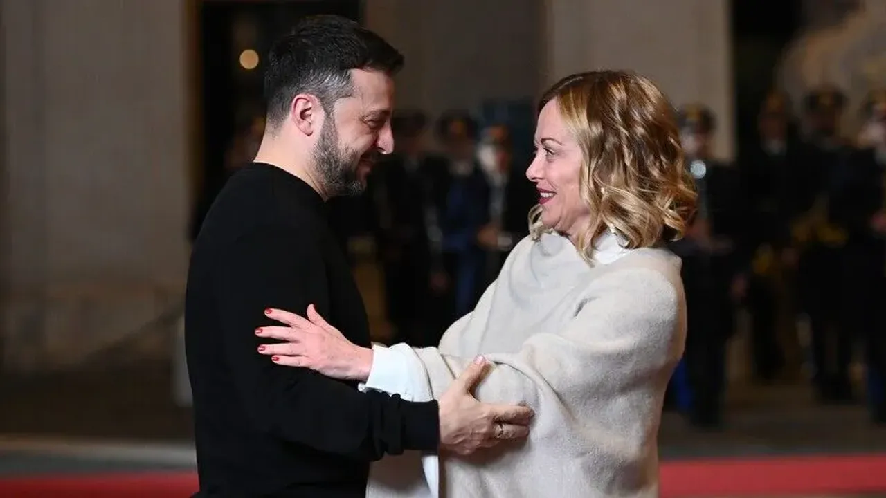 NATO Zirvesi'nde Meloni-Zelenskiy görüşmesi