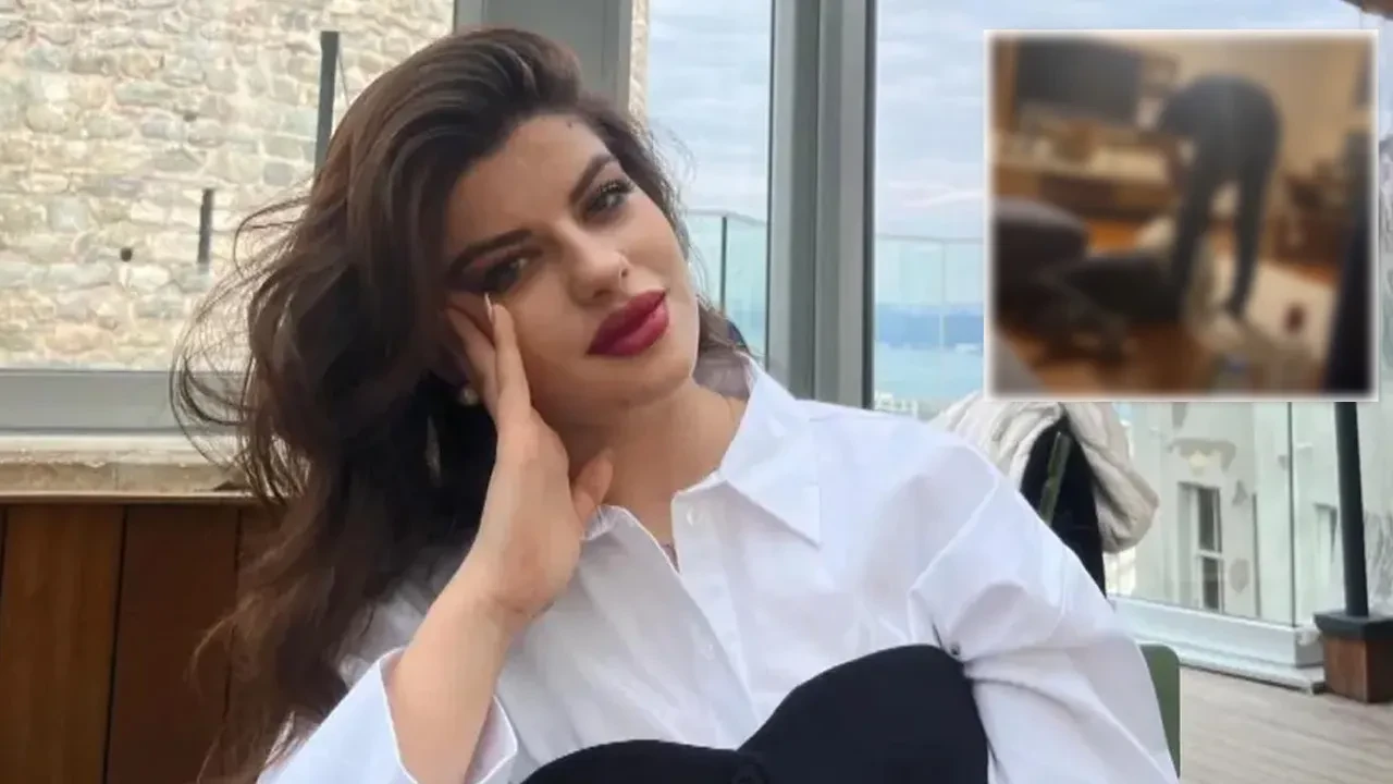 Ayşe Tokyaz'ı öldüren eski polis Cemil Koç'un eski sevgilisi Ece Gül'ü darbettiği görüntüler ortaya çıktı