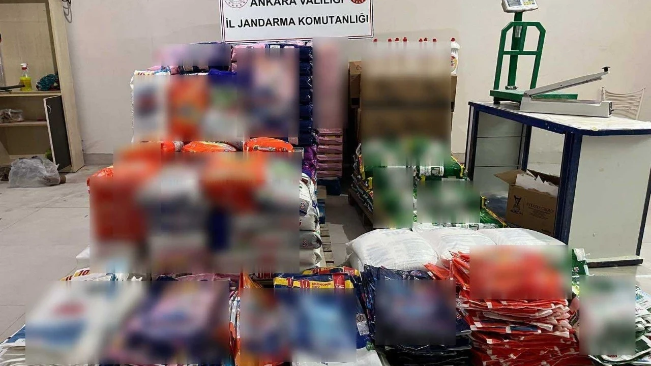 Ankara'da 3 ton sahte deterjan ele geçirildi