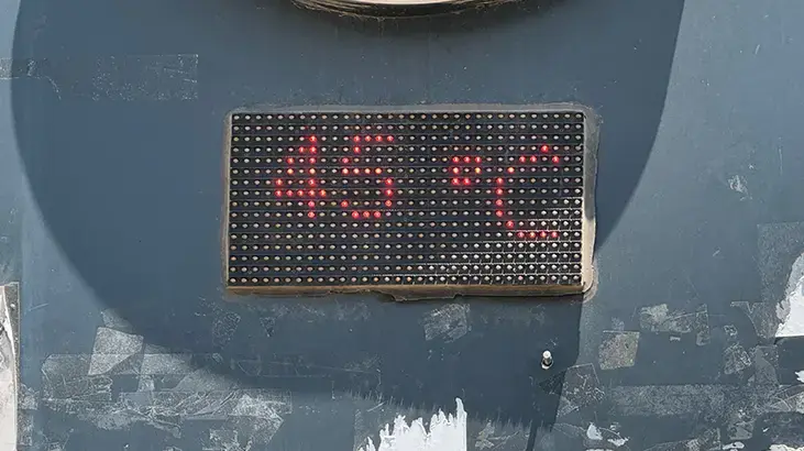 Şanlıurfa'da termometreler 45 dereceyi gösterdi