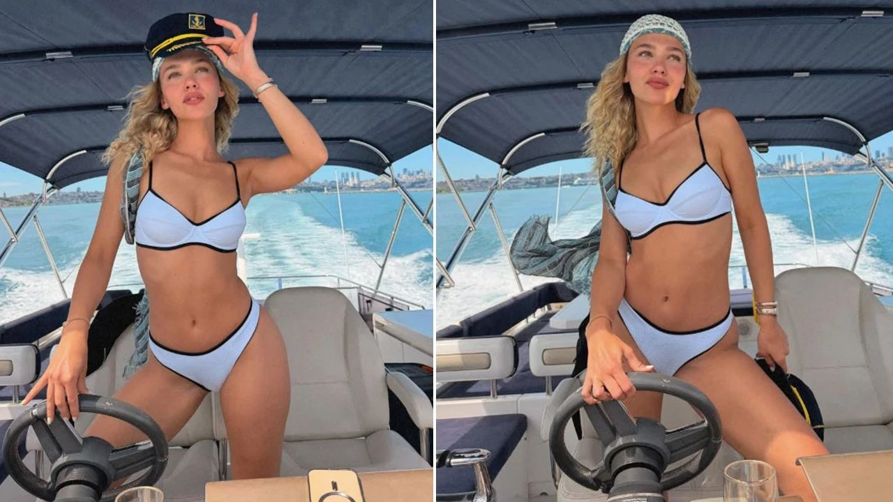 Melisa Döngel'den iddialı tatil paylaşımı! Beyaz renk bikinisiyle ortalığı yaktı geçti