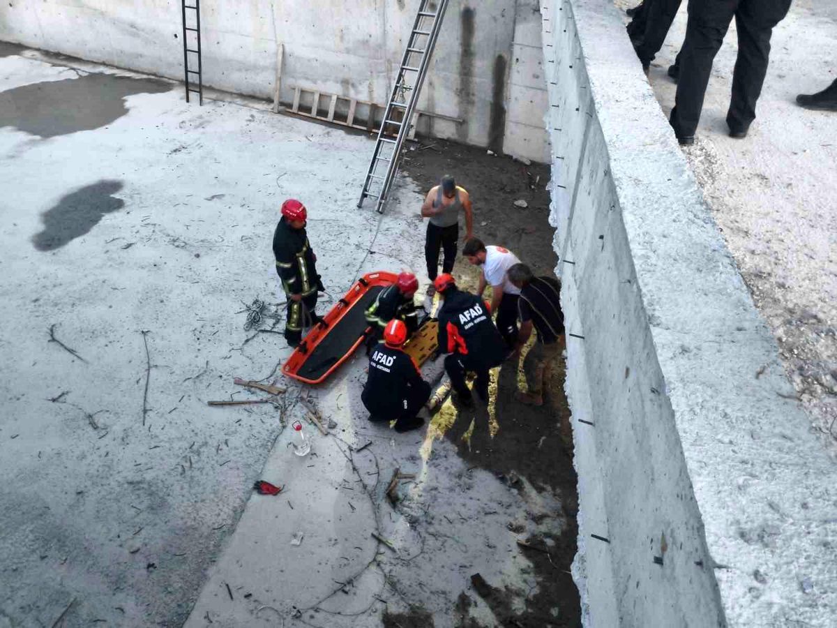 Kayseri'de bisiklet sürerken su kanalına düşen çocuk kurtarıldı