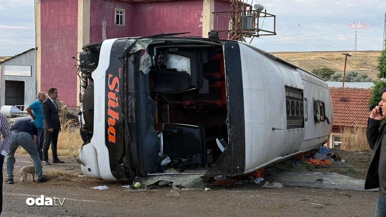 Kaygan yolda yolcu otobüsü faciası: 1 ölü, 40 yaralı