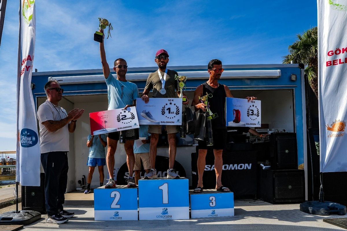 Gökçeada Ultra Trail'de madalyalar sahiplerini buldu