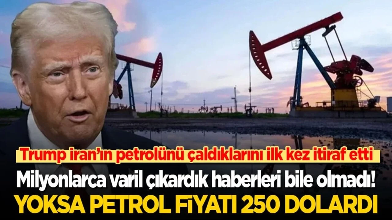 Trump İran’ın petrolünü çaldıklarını itiraf etti: Milyonlarca varil çıkardık haberleri bile olmadı! Yoksa petrol 250 dolardı
