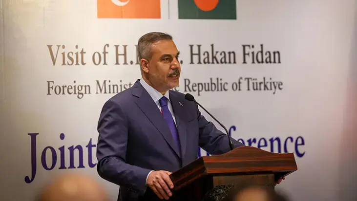 Bakan Fidan Bangladeş'te: Rohingya krizini gündemde tutmak için yoğun çaba sarf ediyoruz